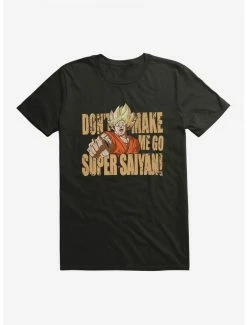 Best Sale 🎉 Dragon Ball Super Don't Make Me Go Saiyan T-Shirt ⌛