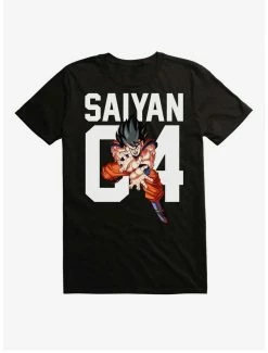 Cheapest 🔔 Dragon Ball Z Goku Saiyan Jersey Number T-Shirt ⌛