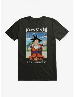 Best Sale 👍 Dragon Ball Super Goku Bon Appetit Extra Soft T-Shirt 🔥
