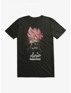 Deals ✔️ Dragon Ball Super Super Saiyan Ros?oku Black Chibi Extra Soft T-Shirt 💯