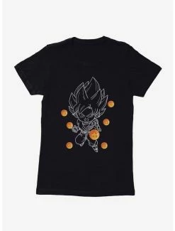 Outlet 🧨 Dragon Ball Super Chibi Goku Saiyan Extra Soft 👧 Girls T-Shirt 🌟