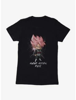 Buy ⭐ Dragon Ball Super Super Saiyan Ros?oku Black Chibi Extra Soft 👧 Girls T-Shirt 🌟