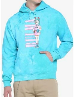 Best Sale ✨ Dragon Ball Bulma Blue Wash Hoodie 😀